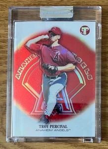 2002 Topps Pristine Baseball "Troy Percival" 140- Encased Refractor Pr: /149 - Picture 1 of 2