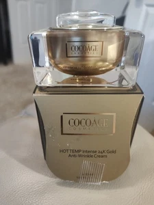 Coco Age Cosmetics 1oz 24K Gold Anti-Wrinkle Cream  - Picture 1 of 10