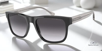 EMPORIO ARMANI EA4163 58758G Pillow Black Gradient Grey 56 mm Men's Sunglasses - Image 1 of 4