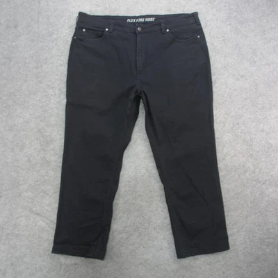 Pantalones comerciales Duluth para hombre 42x30 negros flexibles manguera contra incendios trabajo ajuste relajado Foto 1 de 4