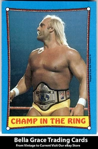 1987 Topps WWF Hulk Hogan #37 Champ in the Ring - Picture 1 of 2