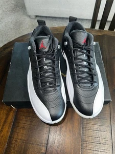 NEU Nike Air Jordan XII Low Herren 11,5 schwarz weiß Varsity DH4120 010 Neu im Karton - Bild 1 von 8