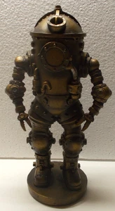Steampunk Deep Sea Diver Statue 8" Resin - Picture 1 of 7