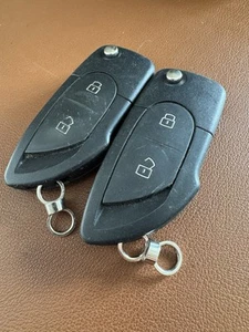 2x OEM 2004-12 LAMBORGHINI GALLARDO MURCIELAGO REMOTE FLIP KEY FOB ~GOLD LOGO!!! - Picture 1 of 4
