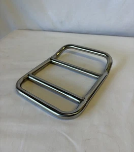 Royal Alloy Gt Scooter Stock Rear Rack, Chrome Luggage Grabhandle - Picture 1 of 2