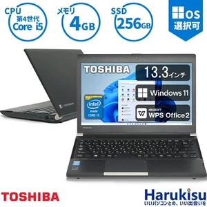 TOSHIBA R734 4th generation Core i5 Memory: 4GB New SSD: 256GB Laptop 13.3 inch - Picture 1 of 3