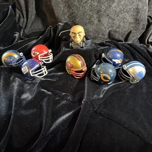 NFL Mighty Helmet 1 Racer UNtested 7 Mini Football Helme Lot - Bild 1 von 7