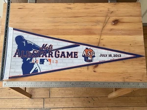 NY Mets All-Star Game 2013 Soft Felt Baseball Pennant 12x30 inches - Picture 1 of 4