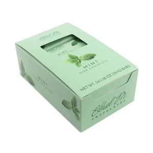 Chocolates Premium Dark Chocolate Mint Bars Box of 24 - Individually Wrapped ... - Picture 1 of 6