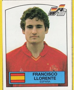 148 Francisco Llorente ESPAÑA - recortado ✂ - Panini UEFA EURO 88 Alemania - Imagen 1 de 2