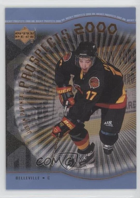 1999-00 Upper Deck Prospects 2000 Justin Papineau #331 - Image 1 of 2