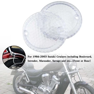 Couvercle de lentille de clignotant pour Suzuki Cruisers Intruder 1400 VX800 - Picture 1 of 8