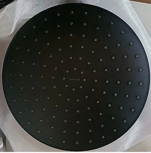 Kohler K-76465-G-BL Awaken Large 10'' Round Rain Shower Head, Matte Black - Picture 1 of 8