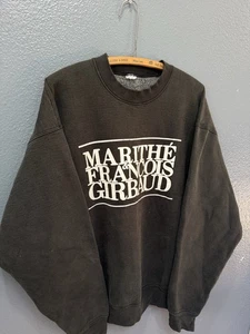 Vintage 90’s Marithe Francois Girbaud MFG Black Sweatshirt Size Men’s XL - Picture 1 of 6