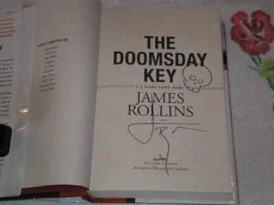 The Doomsday Key by James Rollins   -Signed- - Picture 1 of 2