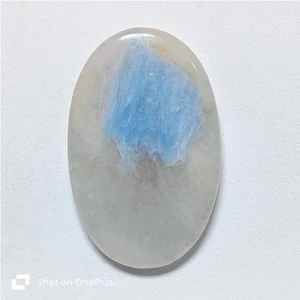 cianite pietra disthene cianite naturale cabochon pietra preziosa sciolta 64 Cts ME-10340 - Foto 1 di 6