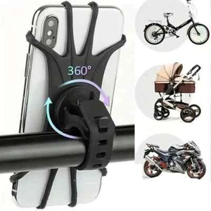 Support Universel de Téléphone pour Vélo et Moto, Rotation 360°, Extensible, GPS - Photo 1 sur 4
