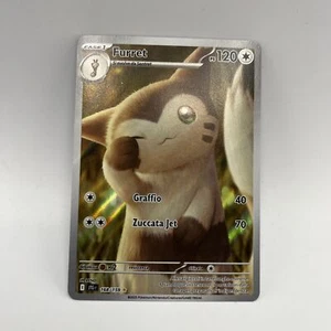 Pokemon Karte FURRET Seltene Illustration (IT) | Abenteuer Gemeinsam 168/159 - Bild 1 von 1