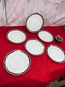 NEW-Set of 6 PCS-Noritake Palais Royal- Bread & Butter Plate(s) #9773 - Japan - Picture 1 of 2