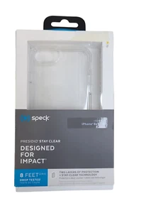 Speck Presidio Stay Clear Case For iPhone 8 iPhone 7 iPhone SE 2022 iPhone 2020 - Picture 1 of 2
