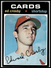 1971 Topps #672 Ed Crosby St. Louis Cardinals Rookie