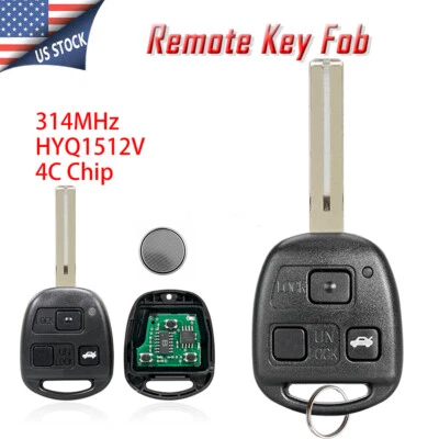 Ignition Master Key Keyless Entry Remote Fob Transmitter For Lexus HYQ1512V 3btn - Image 1 of 4