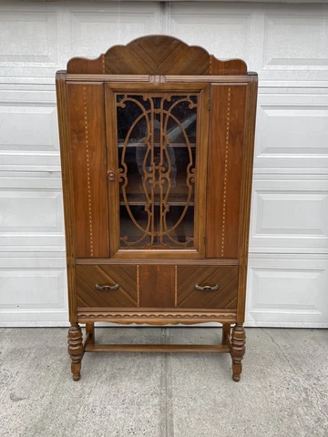 Stunning Antique Art Deco Cabinet Cover