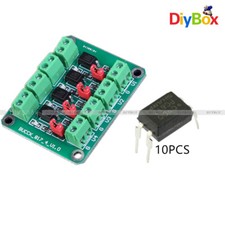 3.6-24V PC817 SHARP Optocoupler Isolation 4 Channel Voltage Converter Module