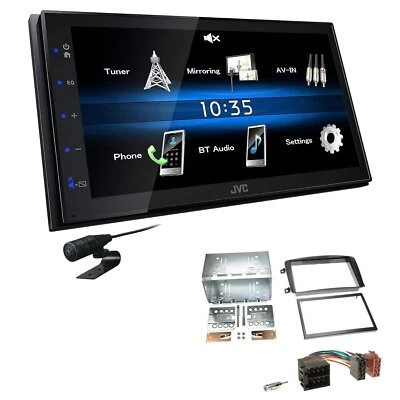 JVC 2 DIN Digital Autoradio Bluetooth für Mercedes Benz CLK A209 C209 2002-2004 - Bild 1 von 4