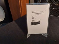 2023 Panini Stars and Stripes #14 Rhett Lowder redemption card