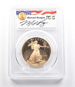 1994-W $50 American Gold Eagle Legacy Series Michael Reagan PR70 PCGS *2633 - Picture 1 of 3