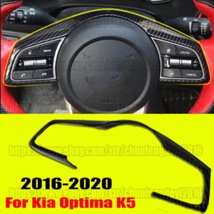 Para Kia Optima K5 2016-2020 Fibra de Carbono Interruptor Botón Cubierta Borde - Imagen 1 de 5