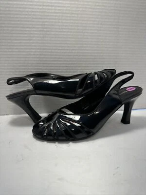 Zapatos de tacón alto Banana Republic para mujer negros talla 8 HHR8-8 Foto 1 de 4