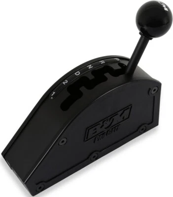 B&M AUTO SHIFTER, PRO GATE,BLACK,REAR-EXIT CABLE,FORWARD,3/4-SPEED CHRYSLER,FORD - Image 1 of 4