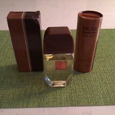 Vintage Avon Musk For Men Spray Cologne 3oz 1987 Deodorant Talc 3.5oz 1985 READ
