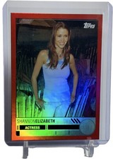 2005-06 Topps Red Refractor Shannon Elizabeth Rookie RC Card No. 142 #72/99