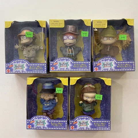 Rugrats Movie Soft Pal Action Figure Toy Lot Angelica Mattel Nickelodeon Boxed Cover