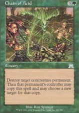 1x NM-Mint, English Regular Chain of Acid Onslaught