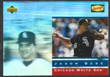 1995 Upper Deck Denny's holofoil #5 Jason Bere card, Chicago White Sox