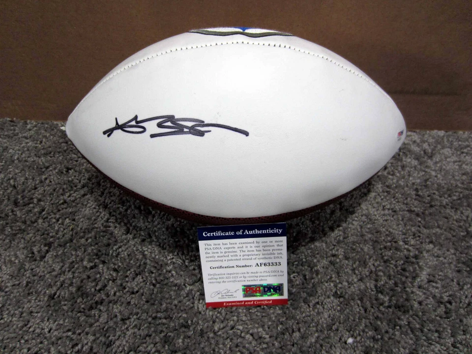 ANTONIO BROWN AB 84 Pittsburgh Steelers Autógrafo Firmado Logo Fútbol con Certificado de Autenticidad PSA Foto 1 de 1