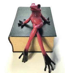 KITTY'S CRITTERS; VA VA VOOM PINK FROG - SHEL SITTER "DAMAGED" - Picture 1 of 6