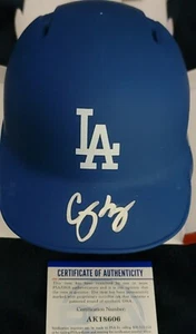 Los Angeles Dodgers Corey Seager Autographed Matte Blue Mini Helmet PSA... - Picture 1 of 3