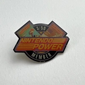 Nintendo Power Magazine 1993 Member Pin 5/50 5 Years, 50 Issues No Card Vintage - Picture 1 of 10
