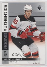 2019-20 SP Retail Rookie Authentics /1199 Jack Hughes #140 Rookie RC