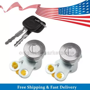For Toyota Tacoma 1995-2004 Front Door Lock Cylinder Set Kit W/ Keys 69051-35070 - Bild 1 von 7
