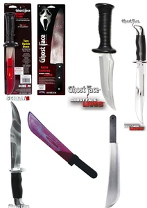 Scream Knife Fun World Official Ghost Face Machette Bleeding Knife Fancy Dress P - Picture 1 of 9
