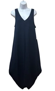 MSK Midi Lagenlook Vestido de Playa Grande Sin Mangas Pañuelo Azul XL NUEVO - Imagen 1 de 10