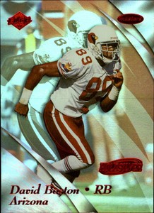1999 Collector's Edge Masters HoloSilver Football Card #1 David Boston /3500