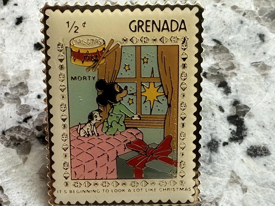 Grenada Stamp - Christmas 1983 Series - Morty and Patch - Image 1 of 4