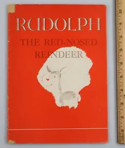 Original 1939 First Edition Rudolph The Red-Nosed Reindeer Book Four Motor Plane - Picture 1 of 9